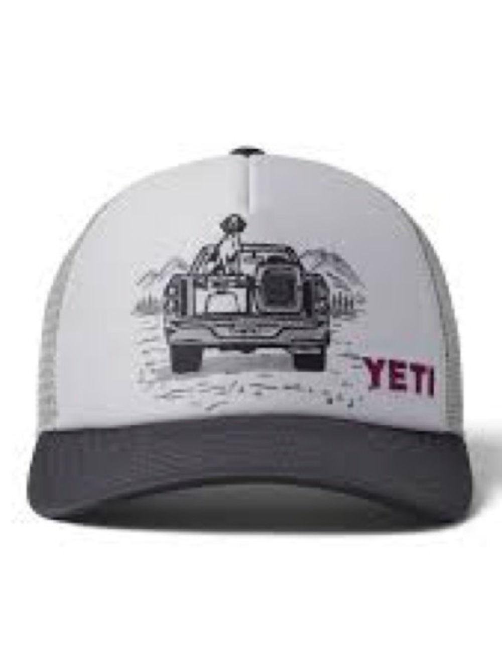 NWT YETI Kids Pup In A Truck Trucker Hat